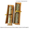 Xuan Paper Calligraphy Paper Hand Scroll Song Brocade Box Set for Writing < Tao Te Ching>  < The Diamond of Sutra >