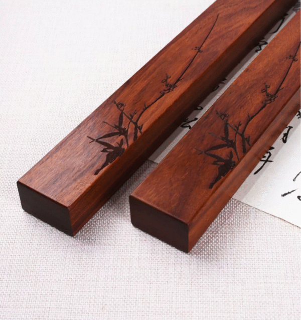 Chinese Heavy  Solid Wood  Paperweight  Song Brocade Box  The cardboard gift box four treasures of Study Room gift.