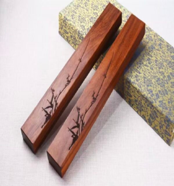 Chinese Heavy  Solid Wood  Paperweight  Song Brocade Box  The cardboard gift box four treasures of Study Room gift.