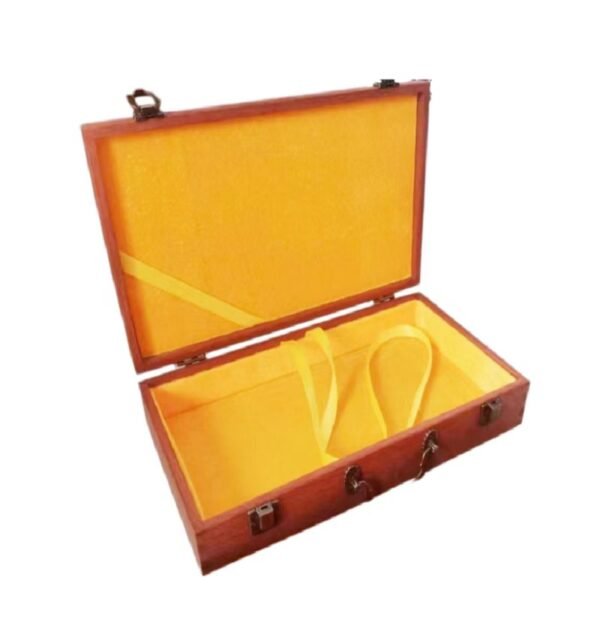 32*16*4.5cm RoseWood Brocade Fabric Red Rabbit  Marriage Gift Box Storage Silk Package Box Jewelry Gift Collection Case