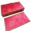 32*16*4.5cm RoseWood Brocade Fabric Red Rabbit  Marriage Gift Box Storage Silk Package Box Jewelry Gift Collection Case