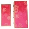 32*16*4.5cm RoseWood Brocade Fabric Red Rabbit  Marriage Gift Box Storage Silk Package Box Jewelry Gift Collection Case