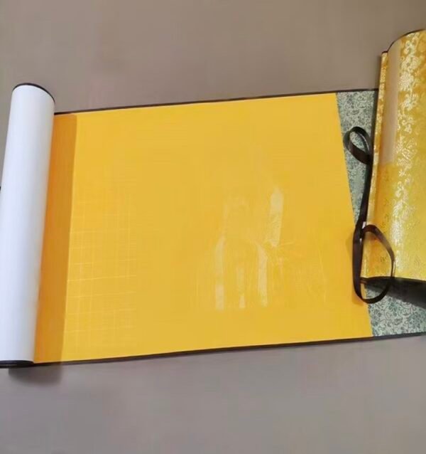 Xuan Paper Calligraphy Paper Hand Scroll Song Brocade Box Set for Writing < Tao Te Ching>  < The Diamond of Sutra >