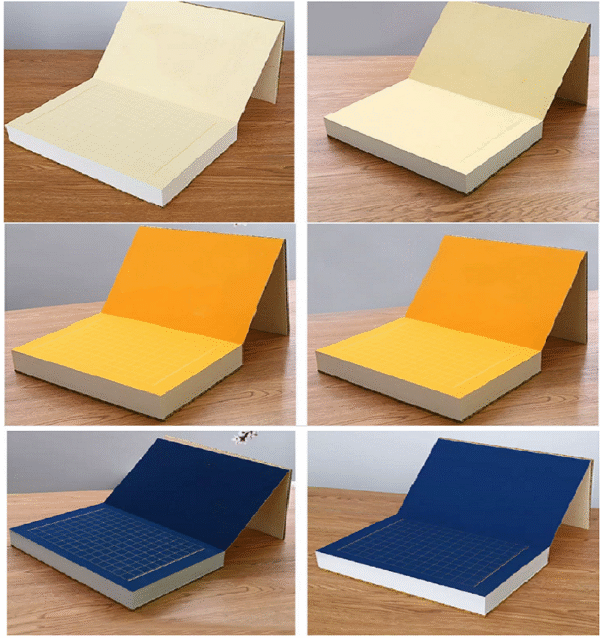 Xuan Paper  Calligraphy Paper Folding Book  Simple  MDF Song Brocade  Box Set Gift for Writing Daoism Classic  <  Tao Te Ching   > -Lao Tzu or < The Diamond Sutra > 