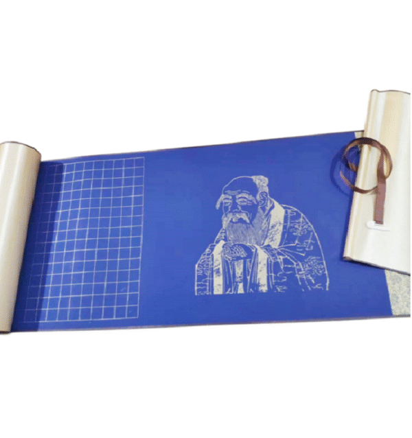 Xuan Paper Calligraphy Paper Hand Scroll Song Brocade Box Set for Writing  < Tao Te Ching> <The Diamond Of Sutra > .