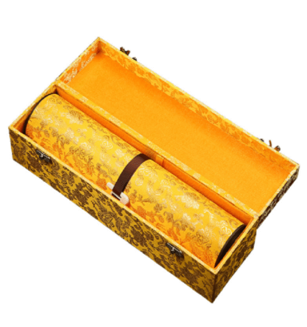 Xuan Paper Calligraphy Paper Hand Scroll Song Brocade Box Set for Writing  < Tao Te Ching> <The Diamond Of Sutra > .