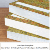 Xuan Paper  Calligraphy Paper Folding Book  Simple  MDF Song Brocade  Box Set Gift for Writing Daoism Classic  <  Tao Te Ching   > -Lao Tzu or < The Diamond Sutra > 