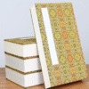 Xuan Paper  Calligraphy Paper Folding Book  Simple  MDF Song Brocade  Box Set Gift for Writing Daoism Classic  <  Tao Te Ching   > -Lao Tzu or < The Diamond Sutra > 