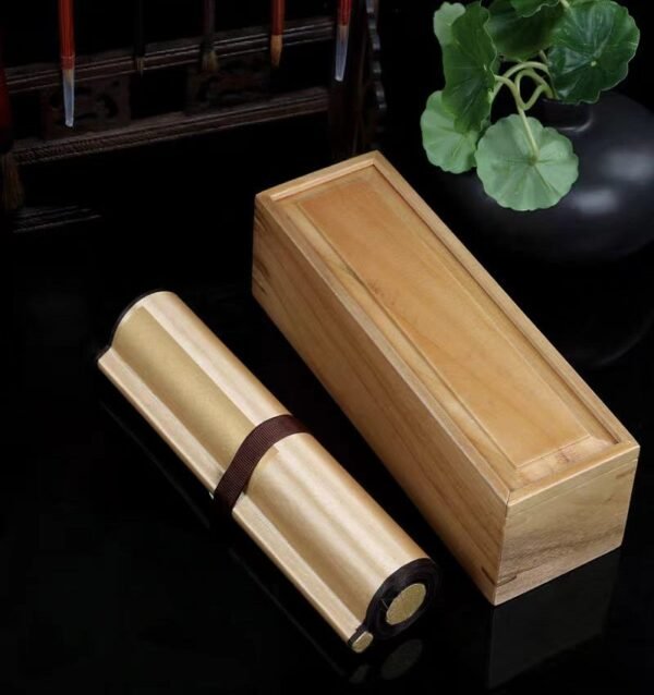 Xuan Paper Calligraphy Paper Hand Scroll Song Brocade Box Set for Writing < Tao Te Ching>  < The Diamond of Sutra >