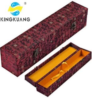 00 Xuan Paper Hand Scroll for Painting Calligraphy Artwork Cursive Script Calligraphy Song Brocade Fabric Necklace Gift Box