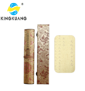 000 Xuan Paper Calligraphy Hand Scroll Copying of Buddhism Classic < The Ten Great Vows of Manjushri Bodhisattva >