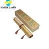 Xuan Paper Hand Scroll Copying Chinese Daoism Classic  Do Good Deeds  Article 《 YIN ZHI WEN 》 Song Brocade Box 