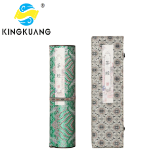 001 xuan paper hand scroll Artwork copying < The Classic of Tea > song brocade box Gift set