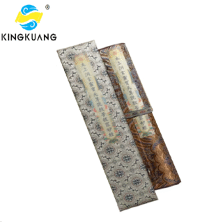 001 Xuan Paper Hand Scroll Daoism Scripture Copying Writing The Suprme Marvelous Scripture Song Brocade Box Set