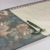 Xuan Paper Hand Scroll Artworks Gift Song Brocade Box  Set Copying Calligraphy <  Śūraṅgama Mantra > 