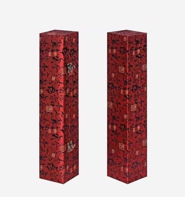 002 Xuan Paper Hand Scroll for Painting Calligraphy Artwork Cursive Script Calligraphy Song Brocade Fabric Necklace Gift Box