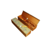 Xuan Paper Hand Scroll Copying Chinese Daoism Classic  Do Good Deeds  Article 《 YIN ZHI WEN 》 Song Brocade Box 