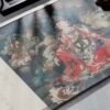 Xuan Paper Hand Scroll Artworks Gift Song Brocade Box  Set Copying Calligraphy <  Śūraṅgama Mantra > 