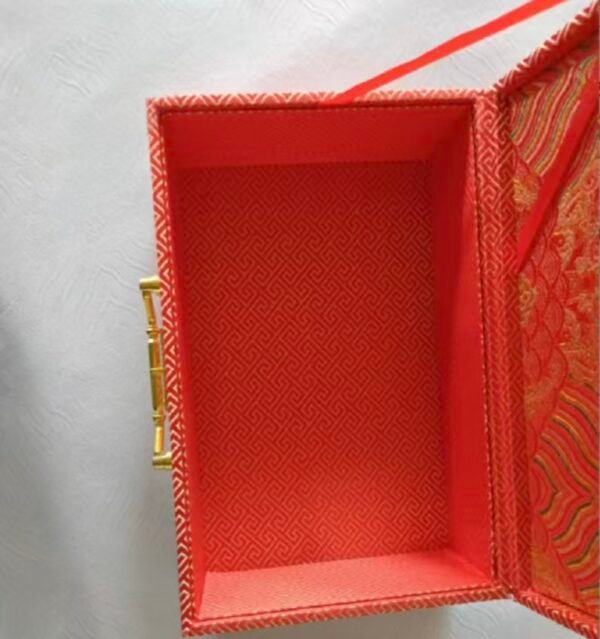 Bride price  Spousal  Conjugal gift  Marriage  Nuptial settlement  Dowry money box Red Yun Brocade Box