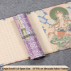 35*795cm Xuan Paper Hand Scroll Copying Universal Virtue Bodhisattva"s  Practices and Vows" Chapter Song Brocade Box Set 