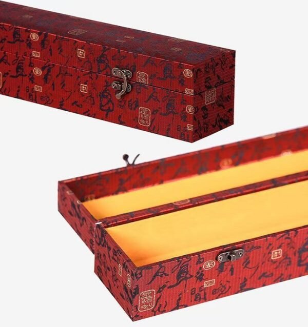 005 Xuan Paper Hand Scroll for Painting Calligraphy Artwork Cursive Script Calligraphy Song Brocade Fabric Necklace Gift Box