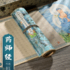 xuan paper hand scroll calligraphy song brocade box set copying < Sutra of Medicine Buddha >