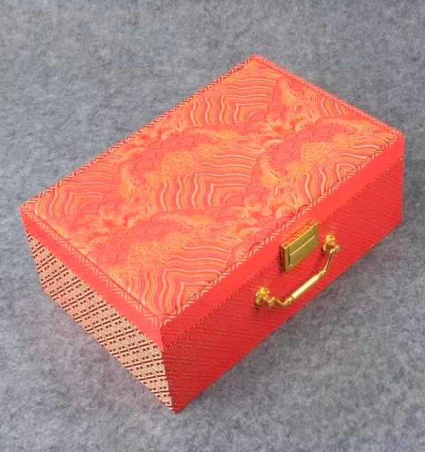 Bride price  Spousal  Conjugal gift  Marriage  Nuptial settlement  Dowry money box Red Yun Brocade Box