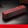 008 (1) Xuan Paper Hand Scroll for Painting Calligraphy Artwork Cursive Script Calligraphy Song Brocade Fabric Necklace Gift Box