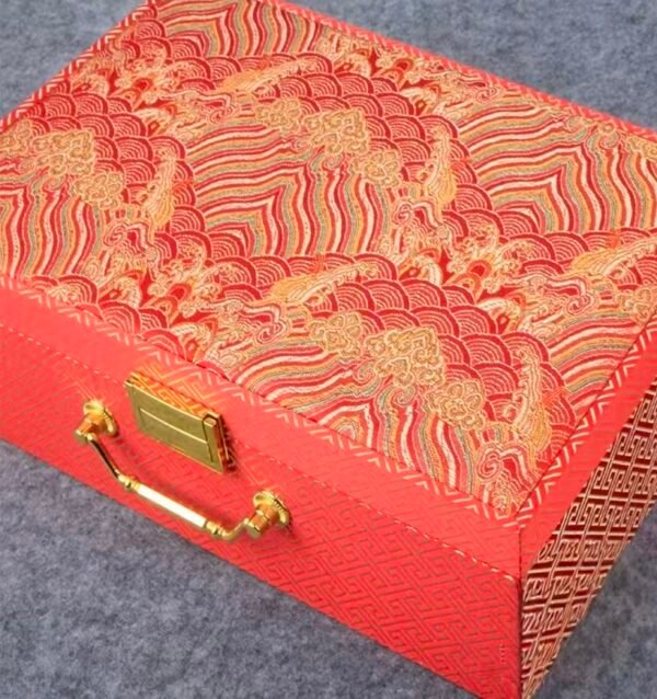 Bride price  Spousal  Conjugal gift  Marriage  Nuptial settlement  Dowry money box Red Yun Brocade Box