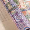35*795cm Xuan Paper Hand Scroll Copying Universal Virtue Bodhisattva"s  Practices and Vows" Chapter Song Brocade Box Set 