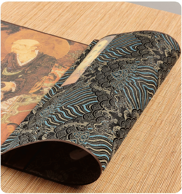 Xuan Paper Calligraphy Hand Scroll Copying  Ancient  Wisdom on Strategy and Tactics < GUI GU ZI > Song Brocade Box