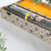 Xuan Paper Hand Scroll Artworks Gift Song Brocade Box  Set Copying Calligraphy <  Śūraṅgama Mantra > 