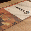 Xuan Paper Calligraphy Hand Scroll Copying  Ancient  Wisdom on Strategy and Tactics < GUI GU ZI > Song Brocade Box