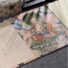 35*795cm Xuan Paper Hand Scroll Copying Universal Virtue Bodhisattva"s  Practices and Vows" Chapter Song Brocade Box Set 