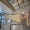 35*795cm Xuan Paper Hand Scroll Copying Universal Virtue Bodhisattva"s  Practices and Vows" Chapter Song Brocade Box Set 