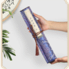 Xuan Paper Hand Scroll Copying  Phonetic Rhyme and Musical Rhythm  Article 《 Sheng Lv Qi Meng 》by Che Wan Yu  in Qing  Dynasty  Song Brocade Box 