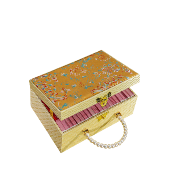 Bride price  Spousal  Conjugal gift  Marriage  Nuptial settlement  Dowry money box Red Yun Brocade Box