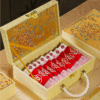 Bride price  Spousal  Conjugal gift  Marriage  Nuptial settlement  Dowry money box Red Yun Brocade Box