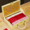 Bride price  Spousal  Conjugal gift  Marriage  Nuptial settlement  Dowry money box Red Yun Brocade Box