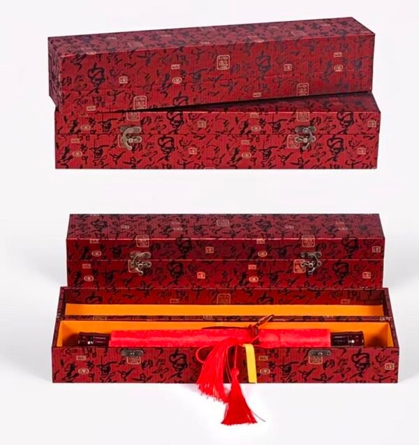 101 Xuan Paper Hand Scroll for Painting Calligraphy Artwork Cursive Script Calligraphy Song Brocade Fabric Necklace Gift Box