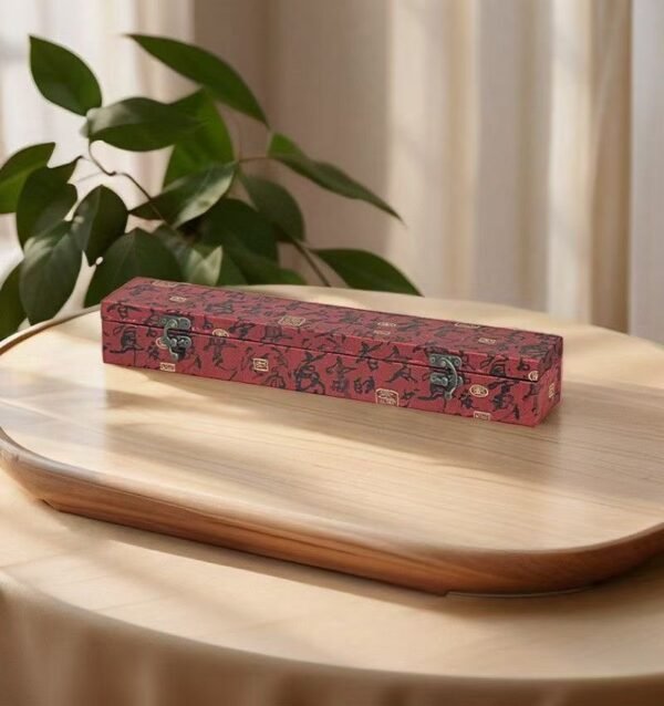 109 Xuan Paper Hand Scroll for Painting Calligraphy Artwork Cursive Script Calligraphy Song Brocade Fabric Necklace Gift Box