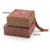 Chinese Solid Wood Sandalwood Massage Comb Gift Elegant Brocade Box Set