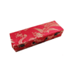 xuan paper hand scroll booklet package Red Gold Phoenix Color Song Brocade Box