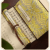 003 Xuan Paper Hand Scroll Copying Tracing Shakyo Taoism Classic of< The Nine Heavens Mysterious Woman > Song Brocade Box Set