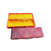 xuan paper hand scroll booklet package Red Gold Phoenix Color Song Brocade Box