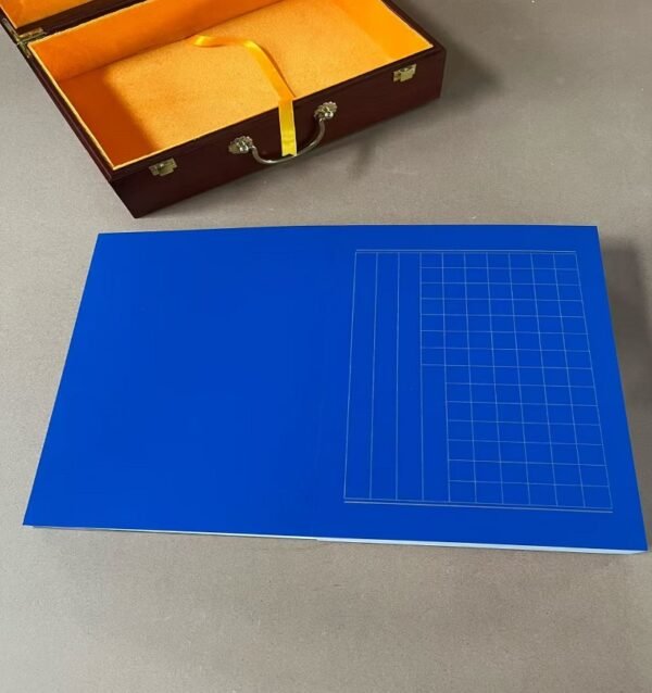 32*22cm  Xuan Paper Calligraphy Writing Booklet for writing 《  The Art of War  》Mr Sun Tzu Red  Wood Package Box Set