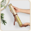 008 Xuan Paper Hand Scroll Copying Tracing Shakyo Taoism Classic of< The Nine Heavens Mysterious Woman > Song Brocade Box Set