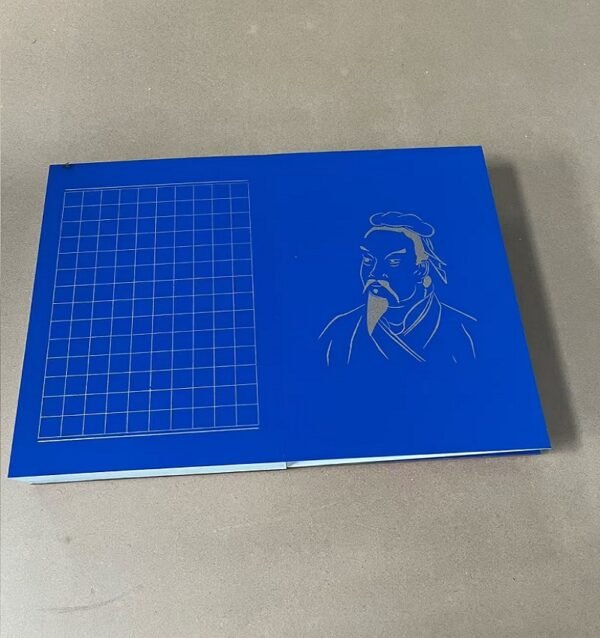 32*22cm  Xuan Paper Calligraphy Writing Booklet for writing 《  The Art of War  》Mr Sun Tzu Red  Wood Package Box Set