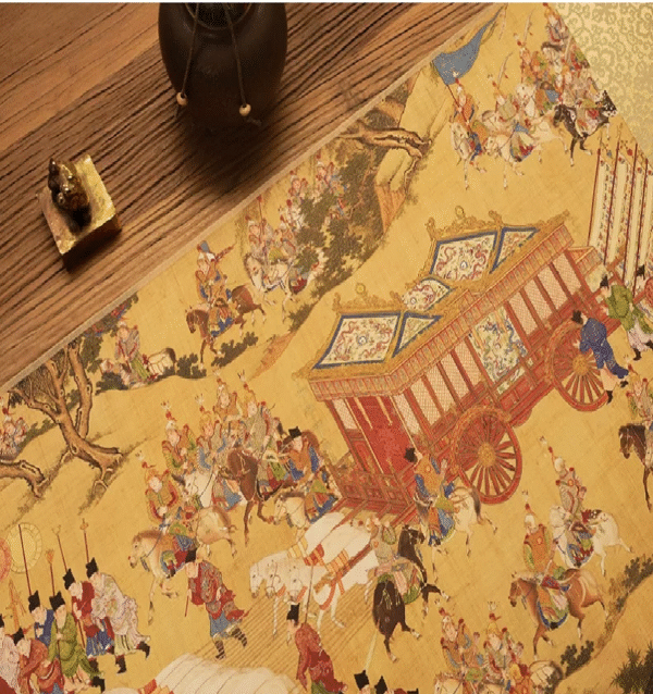 Xuan Paper Hand Scroll Chinese Calligraphy Copying Tracing Business Strategy < The Art of War   >  Artwork Collection Brocade Box Set