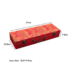 xuan paper hand scroll booklet package Red Gold Phoenix Color Song Brocade Box